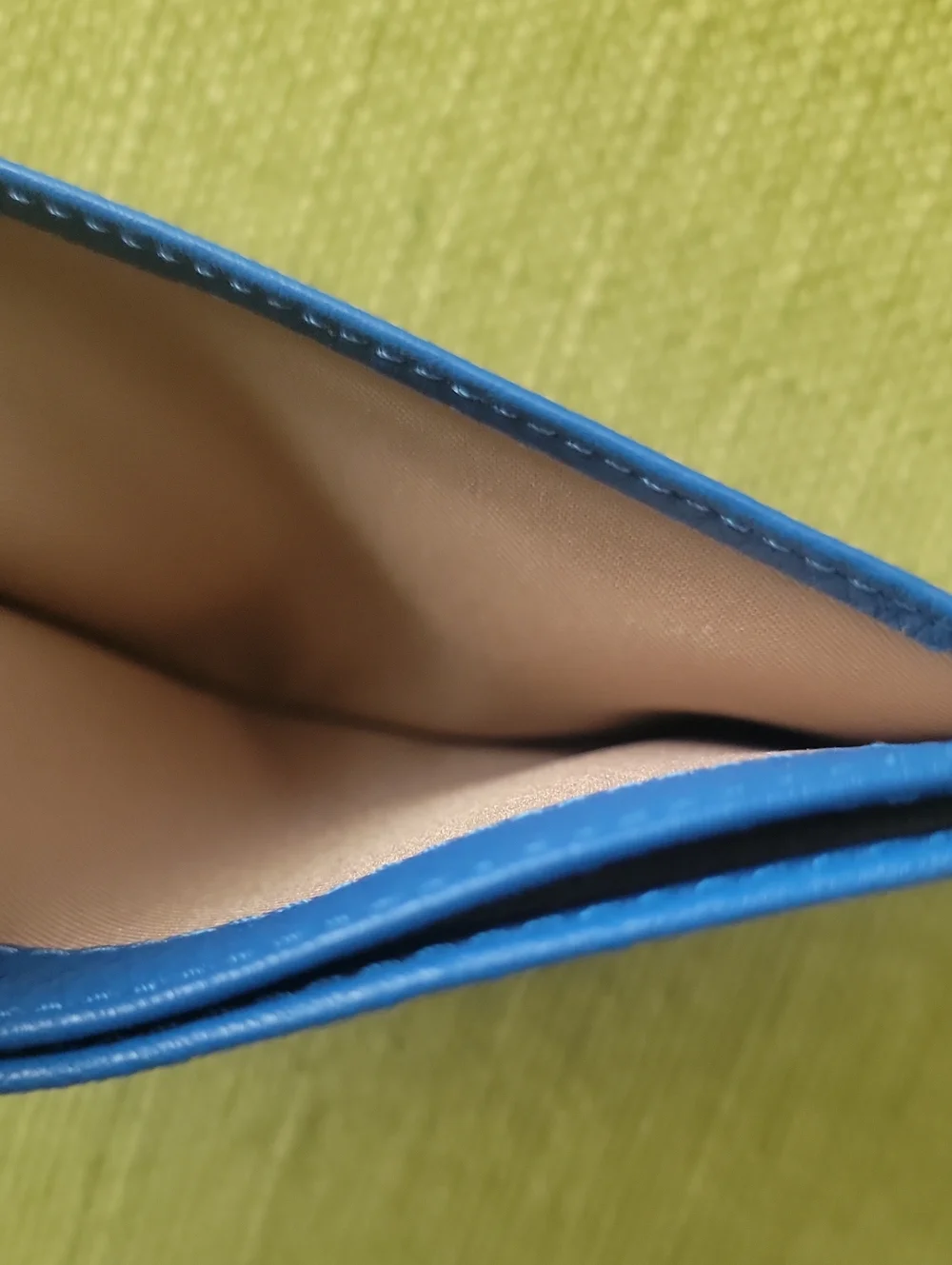Levenger Blue Leather  Wallet